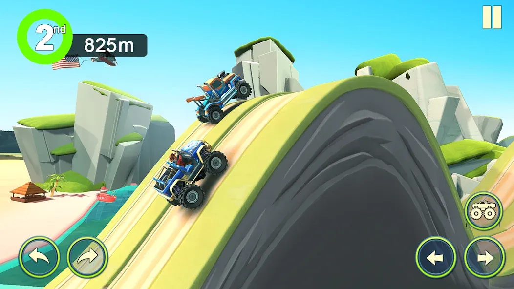Monster Truck Crush (Монстр Трак Стант) [МОД: Меню, Бесконечные монеты и Открытые уровни] Screenshot 3