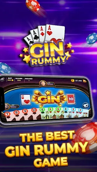 Gin Rummy - Card Game (Джин Рами) [МОД: Деньги, Монеты и Меню MOD] Screenshot 5
