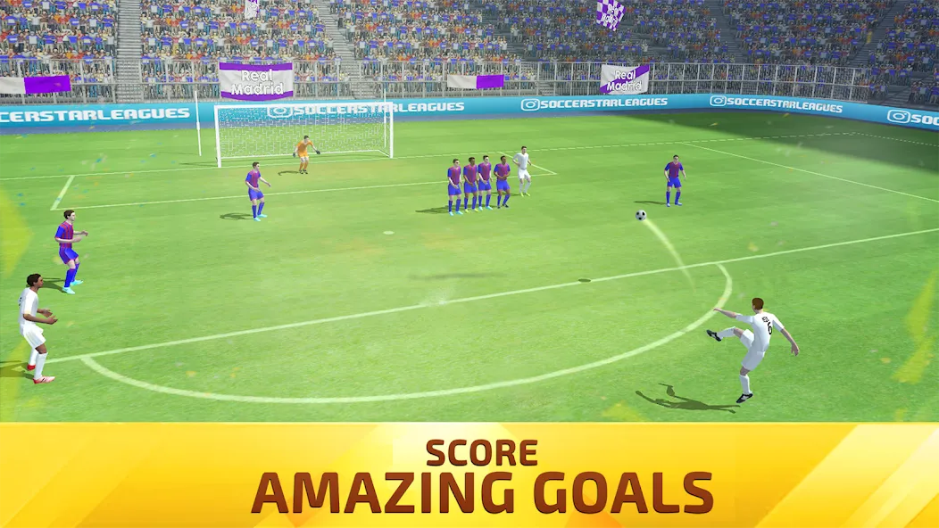 Soccer Star 24 Top Leagues (Футбольная звезда 23 Топ Лиги) [МОД: Много денег, Монет и Все открыто] Screenshot 1