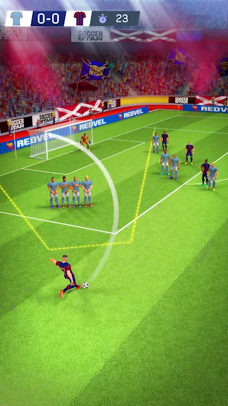 Soccer Star: Super Champs (Соккер Стар 22) [МОД: Все открыто, Дополнительные деньги и Меню MOD] Screenshot 4