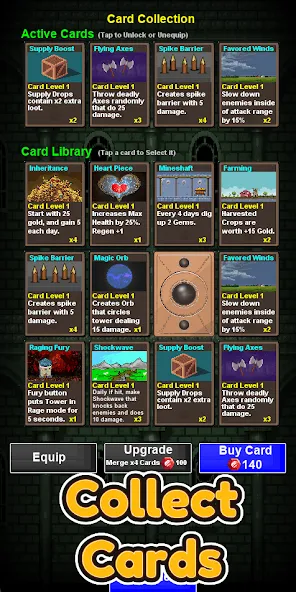 Lone Tower Roguelike Defense (Лон Тауэр Рогалик Защиты) [МОД: Деньги, Монеты и Меню MOD] Screenshot 3