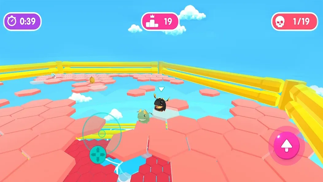 Fall.io - Race of Dino [МОД: Меню, Бесконечные монеты и Открытые уровни] Screenshot 4