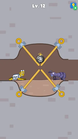 Prison Escape: Pin Puzzle (Позонный эксперт) [МОД: Меню, Бесконечные монеты и Открытые уровни] Screenshot 2