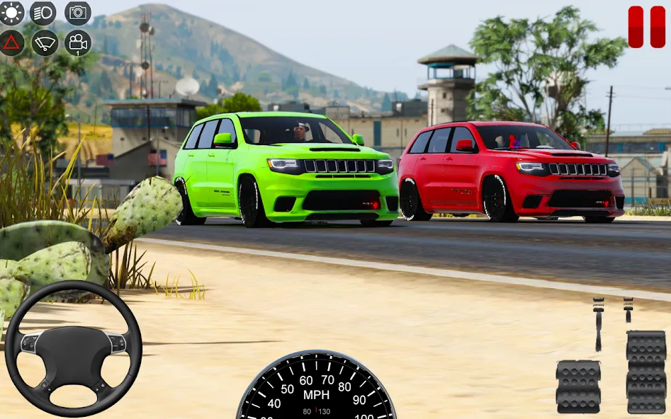 US Prado Car Games Simulator [МОД: Много монет, Открытые уровни и Мега MOD] Screenshot 2