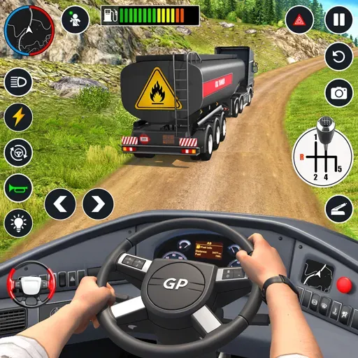 Oil Truck Games: Driving Games [МОД: Все открыто, Дополнительные деньги и Меню MOD] Screenshot 1