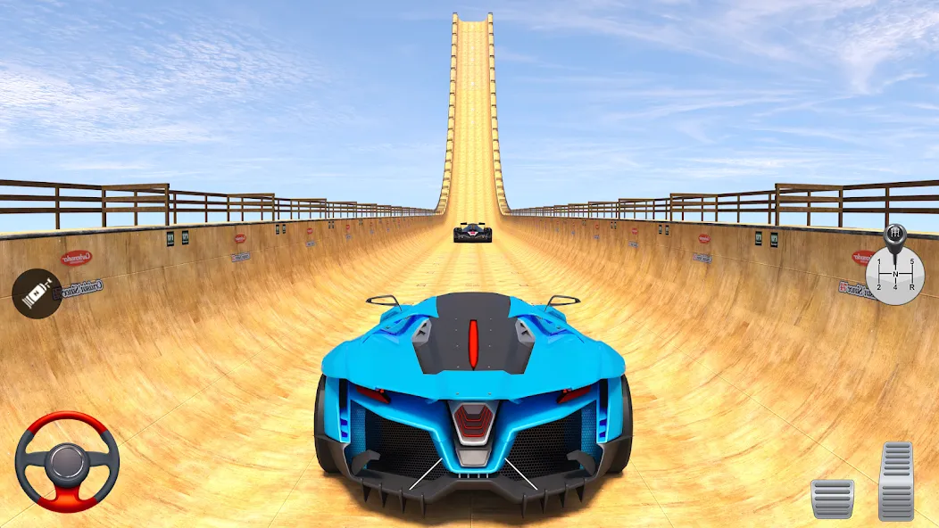 Superhero Car: Mega Ramp Games (Рамп Кар Гейм) [МОД: Все открыто, Дополнительные деньги и Меню MOD] Screenshot 4