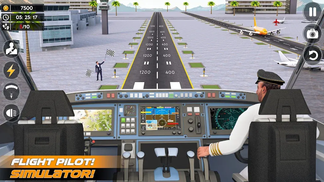 Airplane Flight Simulator 2023 [МОД: Бесконечные деньги, Монеты и Мега MOD] Screenshot 2