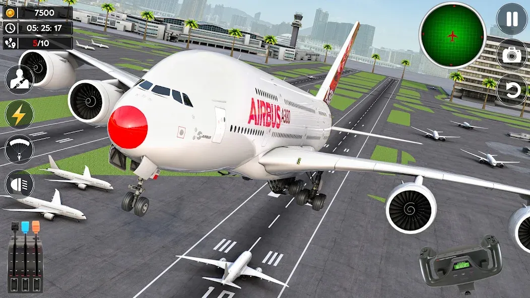 Airplane Flight Simulator 2023 [МОД: Бесконечные деньги, Монеты и Мега MOD] Screenshot 5