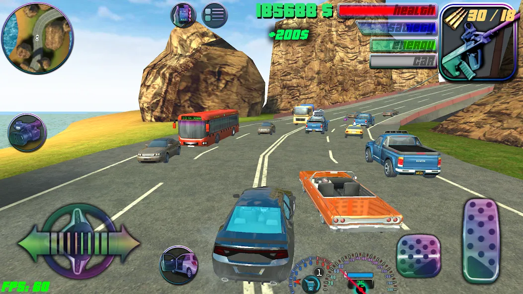Crazy Miami Online (Крейзи Майами Онлайн) [МОД: Деньги, Монеты и Меню MOD] Screenshot 2