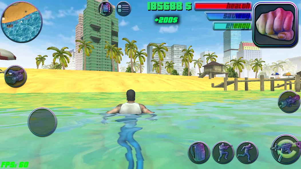 Crazy Miami Online (Крейзи Майами Онлайн) [МОД: Деньги, Монеты и Меню MOD] Screenshot 4