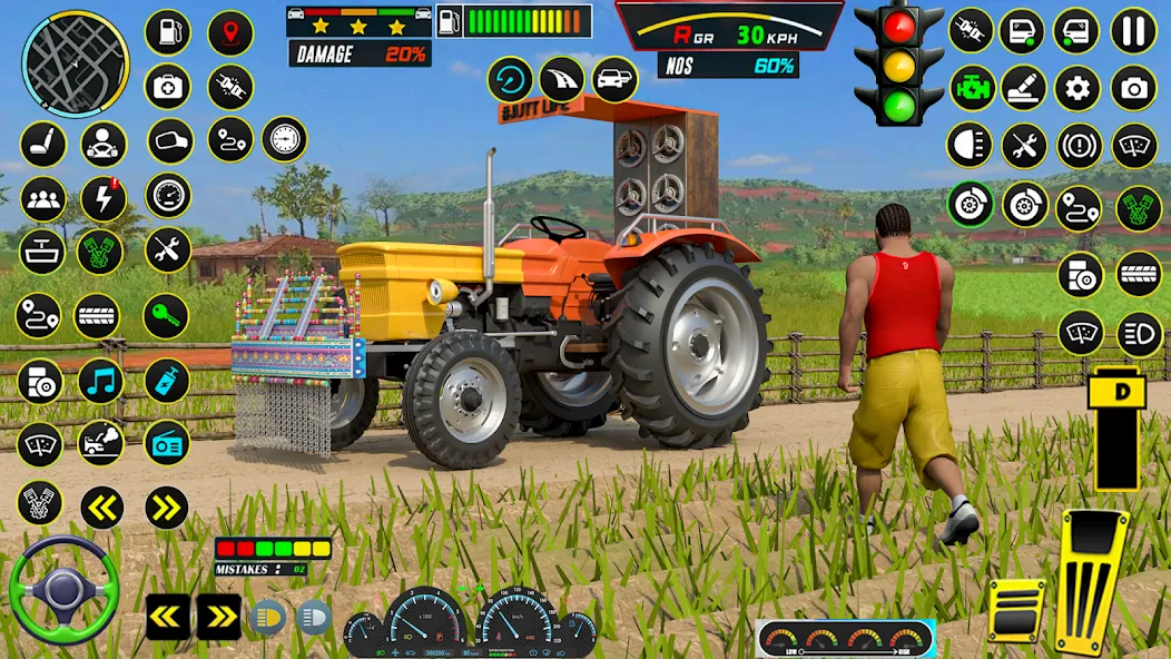 Farming Tractor Game Simulator (Фарминг Трактор Игра Симулятор) [МОД: Меню, Бесконечные монеты и Открытые уровни] Screenshot 2