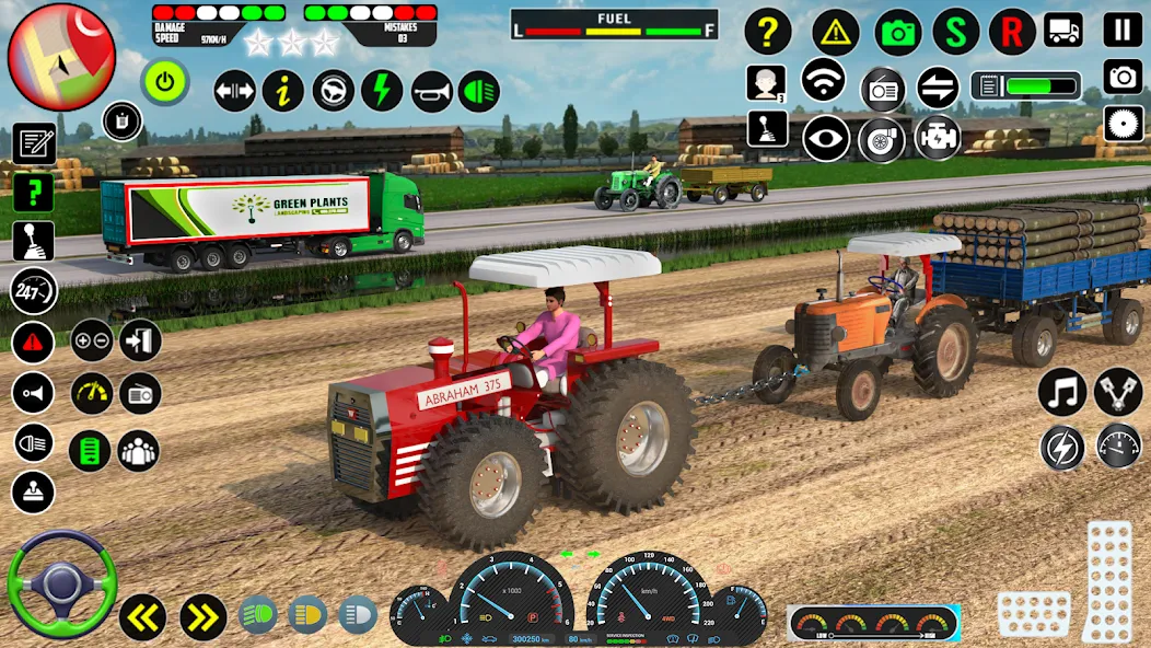 Farming Tractor Game Simulator (Фарминг Трактор Игра Симулятор) [МОД: Меню, Бесконечные монеты и Открытые уровни] Screenshot 4