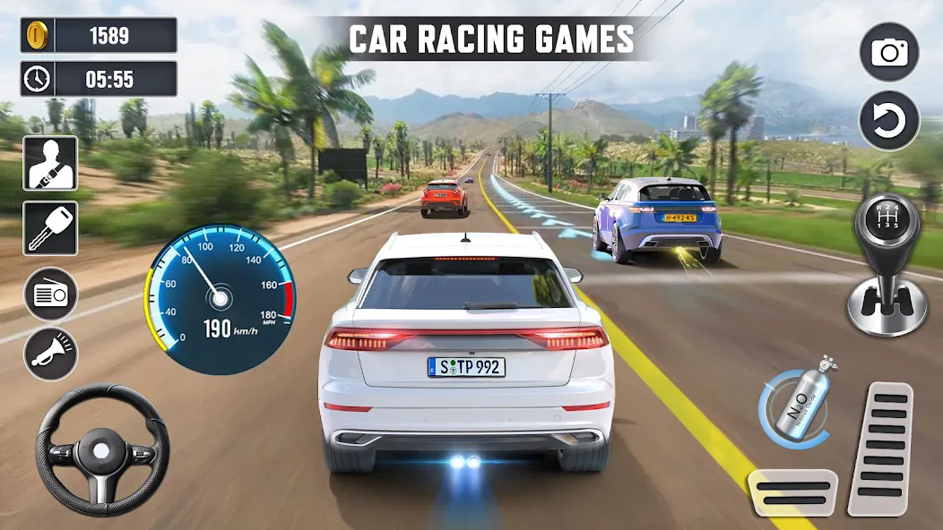 Real Highway Car Racing Games [МОД: Меню, Бесконечные монеты и Открытые уровни] Screenshot 5