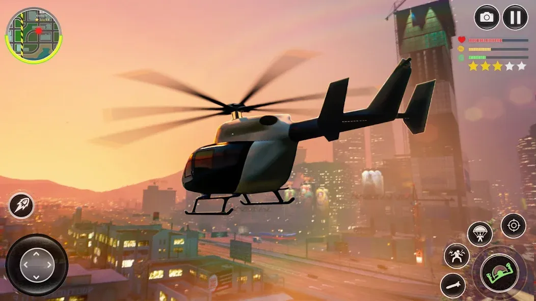 Grand City Thug Crime Games [МОД: Все открыто, Дополнительные деньги и Меню MOD] Screenshot 2