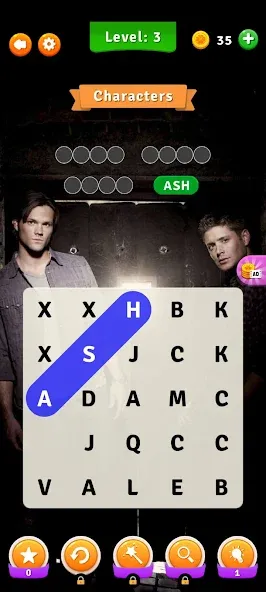 Supernatural Word Search (упернатуральный поиск слов) [МОД: Бесконечные деньги, Монеты и Мега MOD] Screenshot 2