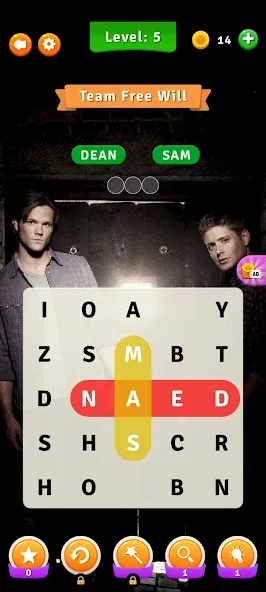 Supernatural Word Search (упернатуральный поиск слов) [МОД: Бесконечные деньги, Монеты и Мега MOD] Screenshot 3