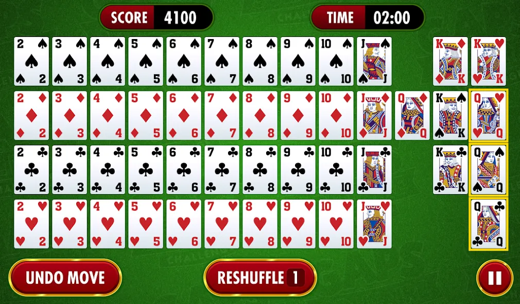 Gaps Solitaire Challenge (Гапс Солитер Челлендж) [МОД: Бесконечные деньги, Монеты и Мега MOD] Screenshot 2