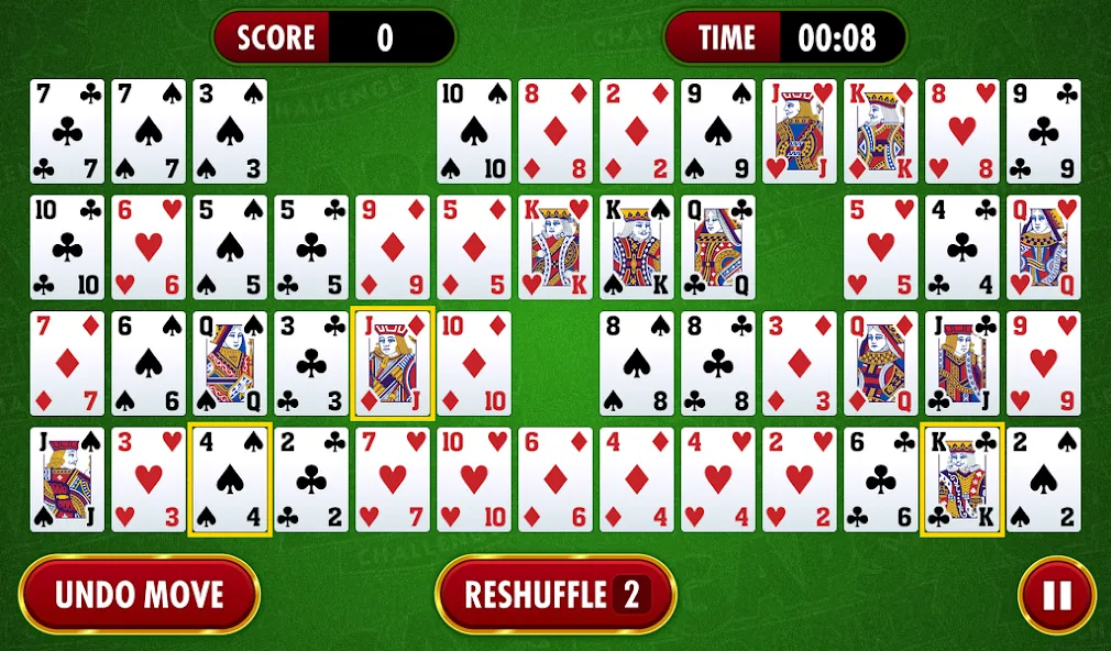 Gaps Solitaire Challenge (Гапс Солитер Челлендж) [МОД: Бесконечные деньги, Монеты и Мега MOD] Screenshot 4