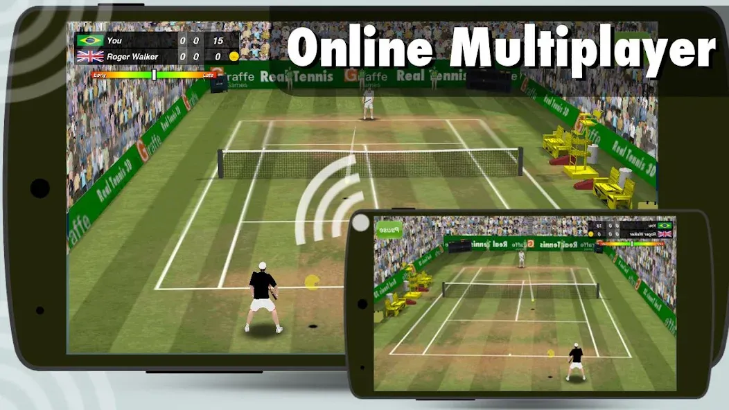 Tennis Champion 3D - Online Sp [МОД: Много денег, Монет и Все открыто] Screenshot 2