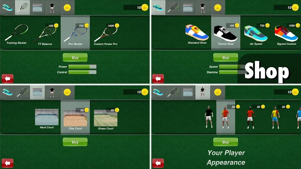 Tennis Champion 3D - Online Sp [МОД: Много денег, Монет и Все открыто] Screenshot 5