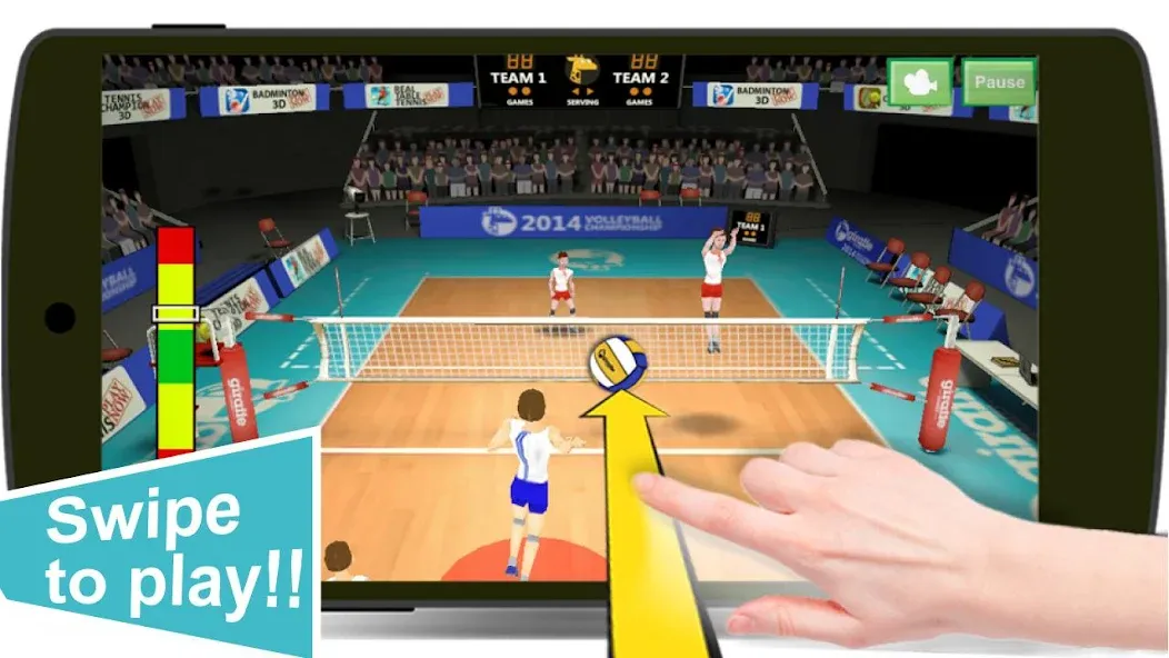 Volleyball Champions 3D - Onli [МОД: Деньги, Монеты и Меню MOD] Screenshot 2