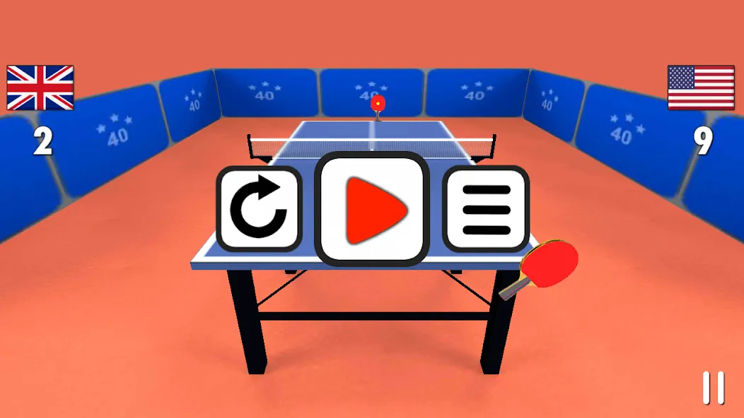 Table Tennis 3D [МОД: Деньги, Монеты и Меню MOD] Screenshot 4