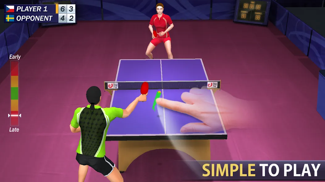 Table Tennis [МОД: Много монет, Открытые уровни и Мега MOD] Screenshot 1