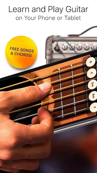 Real Guitar - Music Band Game [МОД: Много монет, Открытые уровни и Мега MOD] Screenshot 1
