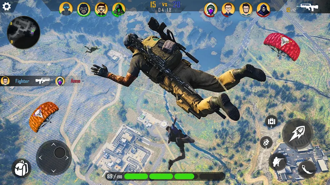 Fps Shooting Gun War: Gun Game [МОД: Много денег, Монет и Все открыто] Screenshot 1