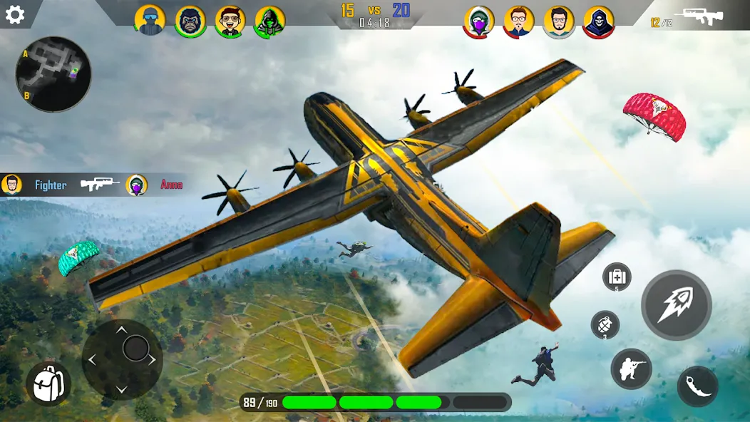 Fps Shooting Gun War: Gun Game [МОД: Много денег, Монет и Все открыто] Screenshot 2