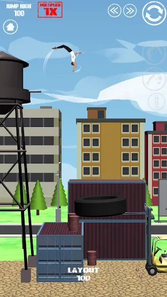 SWAGFLIP - Parkour Origins (СВАГФЛИП) [МОД: Много денег, Монет и Все открыто] Screenshot 2