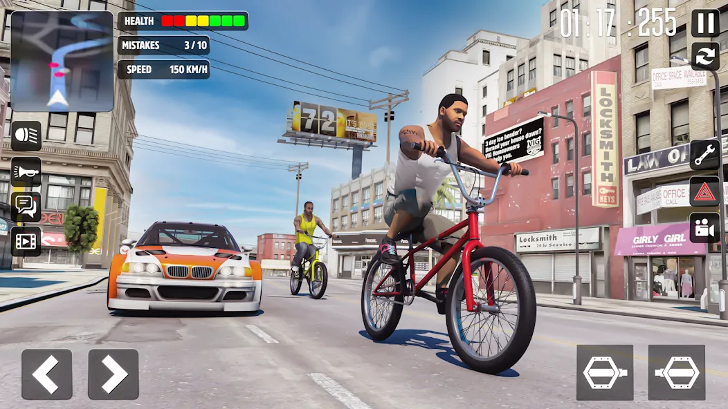Cycle Stunt Games: Cycle Game (Оффроад Велосипедист ) [МОД: Все открыто, Дополнительные деньги и Меню MOD] Screenshot 1