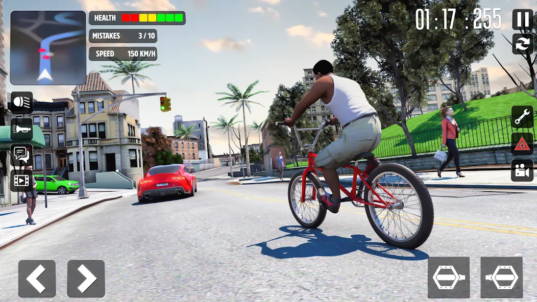 Cycle Stunt Games: Cycle Game (Оффроад Велосипедист ) [МОД: Все открыто, Дополнительные деньги и Меню MOD] Screenshot 2