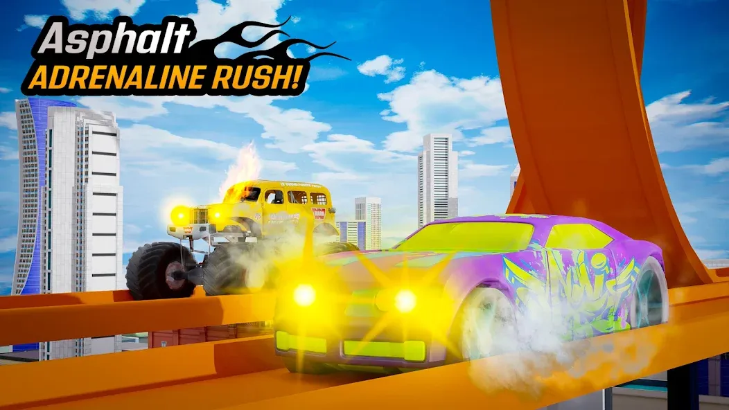Nano Monster Truck Jam Game [МОД: Бесконечные деньги, Монеты и Мега MOD] Screenshot 3