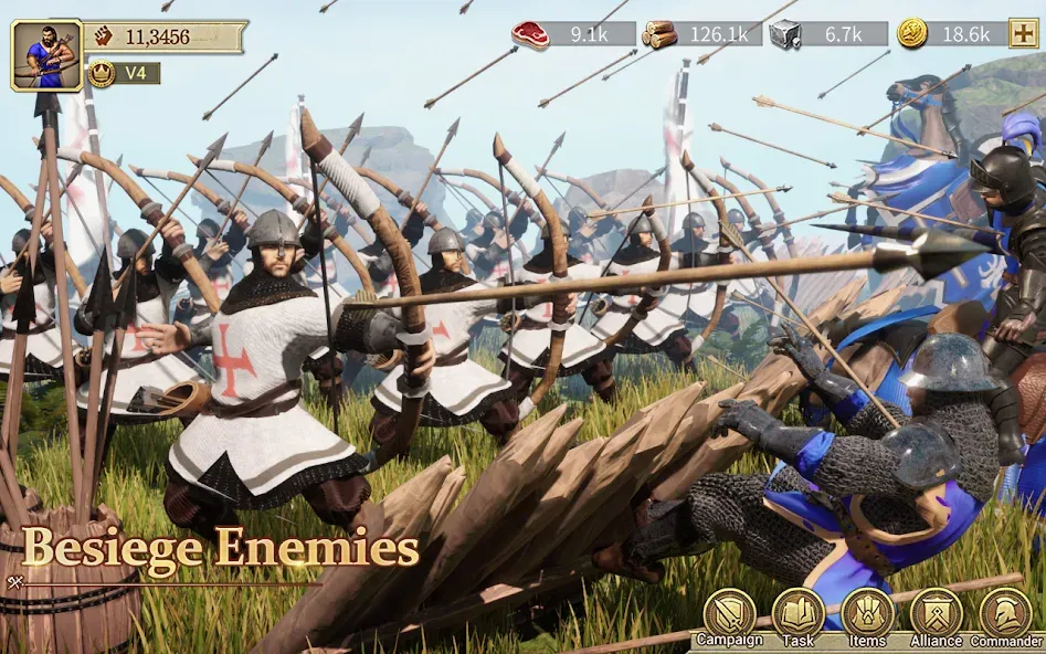 Game of Empires:Warring Realms (Уорринг Нейшенс) [МОД: Деньги, Монеты и Меню MOD] Screenshot 1