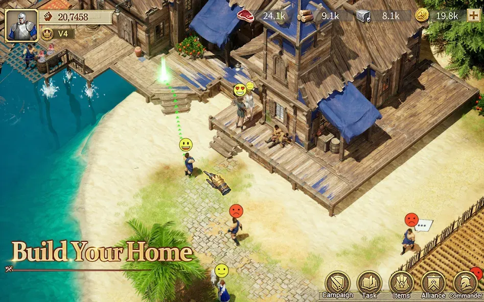 Game of Empires:Warring Realms (Уорринг Нейшенс) [МОД: Деньги, Монеты и Меню MOD] Screenshot 5
