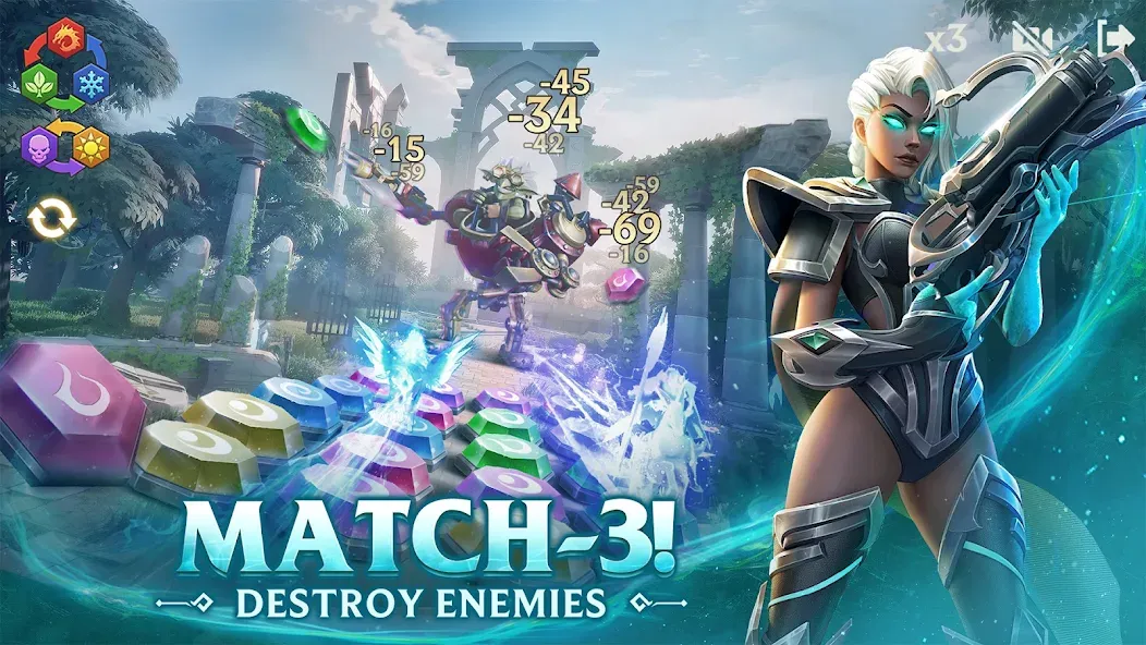 Puzzles & Chaos: Frozen Castle [МОД: Деньги, Монеты и Меню MOD] Screenshot 4
