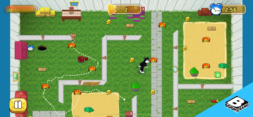 Tom & Jerry: Mouse Maze [МОД: Деньги, Монеты и Меню MOD] Screenshot 2