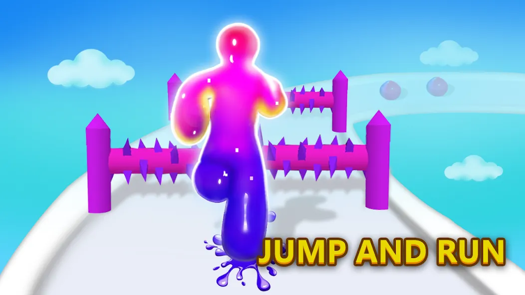 Blob Dash - Endless Runner (Блоб Дэш) [МОД: Много денег, Монет и Все открыто] Screenshot 1