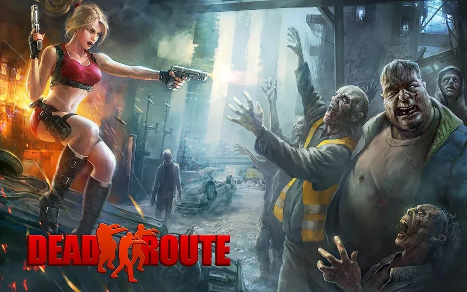 Dead Route: Zombie Apocalypse (Дед Роут) [МОД: Бесконечные деньги, Монеты и Мега MOD] Screenshot 1