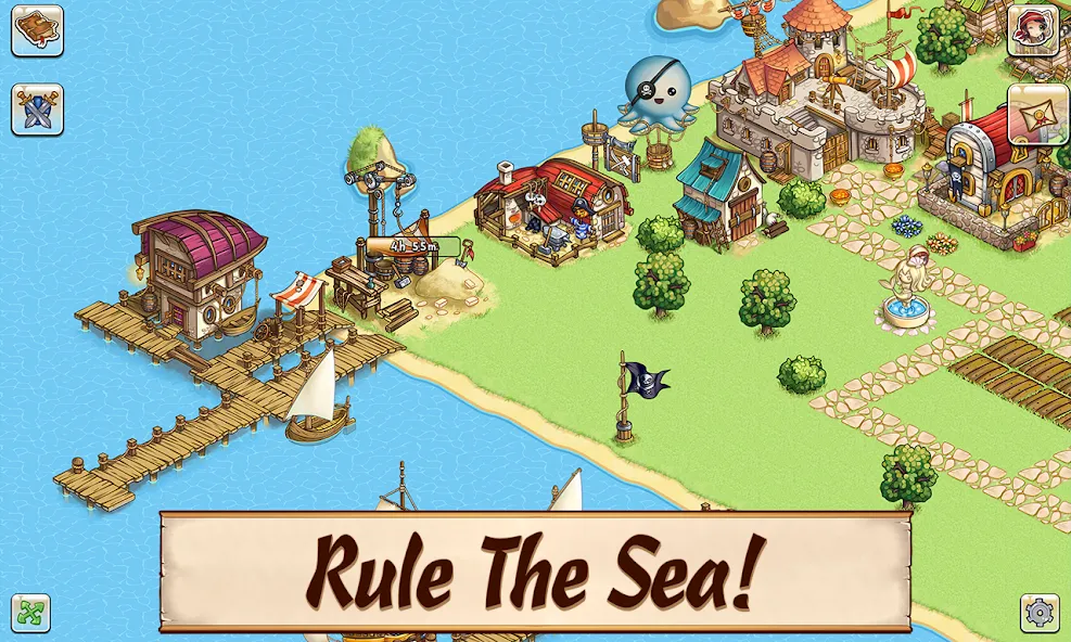 Pirates of Everseas (Пираты Эверсис) [МОД: Много монет, Открытые уровни и Мега MOD] Screenshot 4