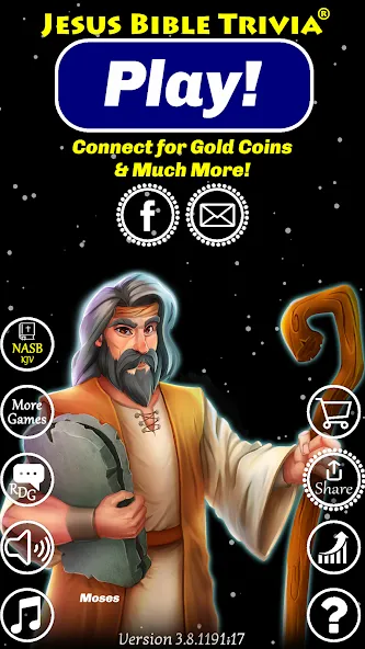 Jesus Bible Trivia Games Quiz (Джизус Библ Тривиа Геймс Квиз) [МОД: Меню, Бесконечные монеты и Открытые уровни] Screenshot 1