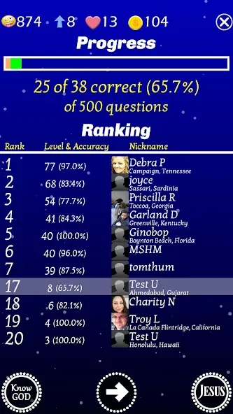 Jesus Bible Trivia Games Quiz (Джизус Библ Тривиа Геймс Квиз) [МОД: Меню, Бесконечные монеты и Открытые уровни] Screenshot 5