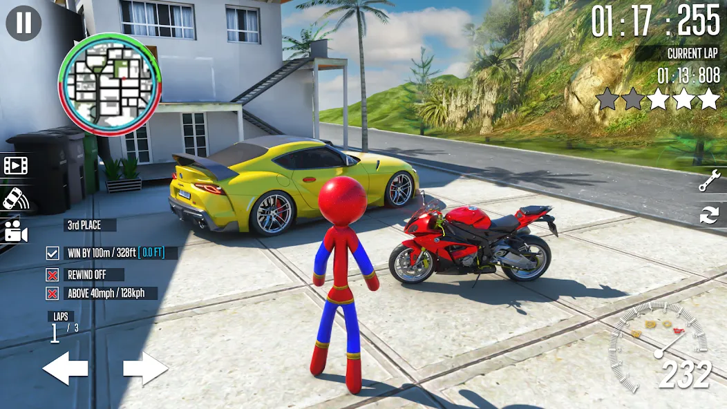 Spider Game-Stickman Rope Hero [МОД: Много монет, Открытые уровни и Мега MOD] Screenshot 1