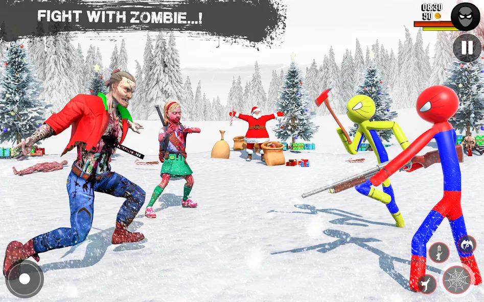 Spider Game-Stickman Rope Hero [МОД: Много монет, Открытые уровни и Мега MOD] Screenshot 4