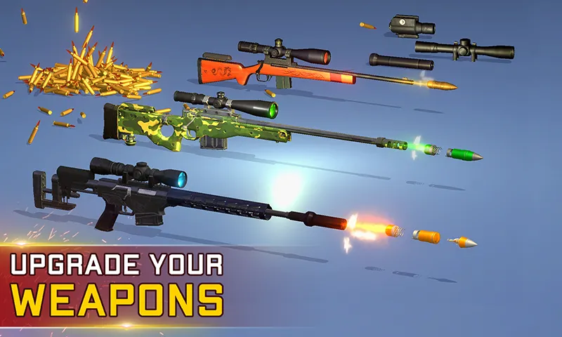 Sniper Gun Shooting game (ИГИ Снайпер Оружие Стрелялки Игры) [МОД: Деньги, Монеты и Меню MOD] Screenshot 4