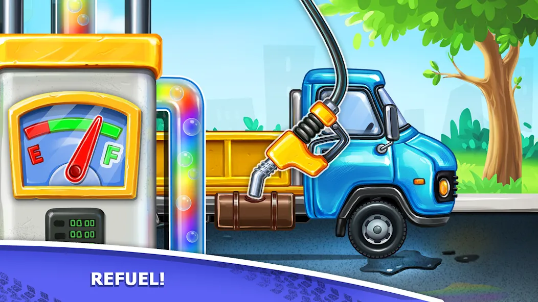 Kids truck games Build a house [МОД: Много денег, Монет и Все открыто] Screenshot 3