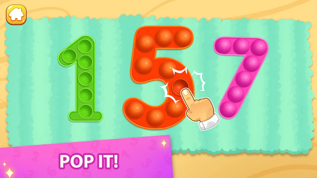 Numbers for kid Learn to count [МОД: Меню, Бесконечные монеты и Открытые уровни] Screenshot 1