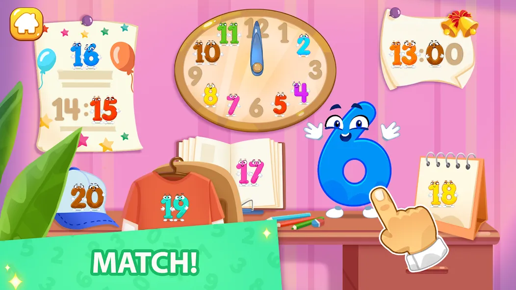 Numbers for kid Learn to count [МОД: Меню, Бесконечные монеты и Открытые уровни] Screenshot 3