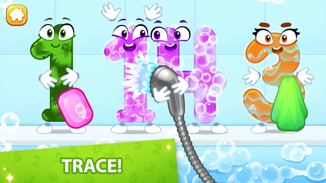 Numbers for kid Learn to count [МОД: Меню, Бесконечные монеты и Открытые уровни] Screenshot 4
